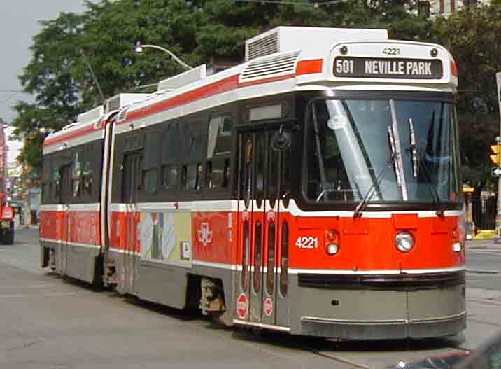 Toronto Transit Commission ALRV streetcar 4221